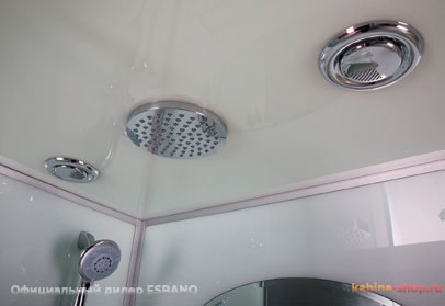 Душевая кабина Esbano - верхний душ